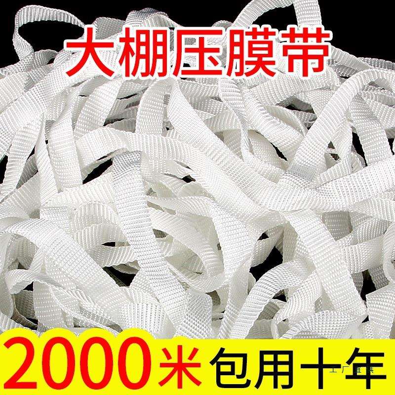 大棚压膜绳子加厚防晒涤纶抗老化大棚专用压膜线捆绑布耐磨扁带