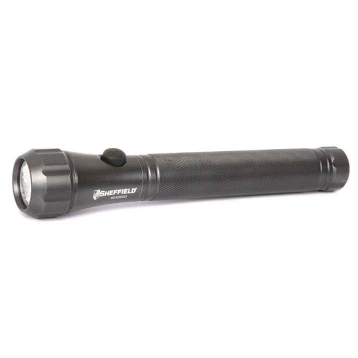 钢盾工具9LED铝合金手电筒小手电S0300032节5号电池钢盾手电筒
