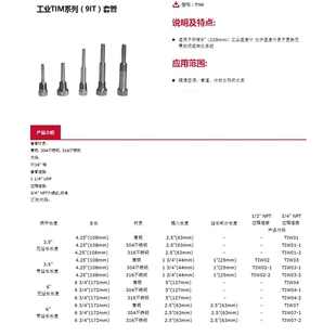 倍润WINTERS供应TIW工业TIM系列（9IT）套管