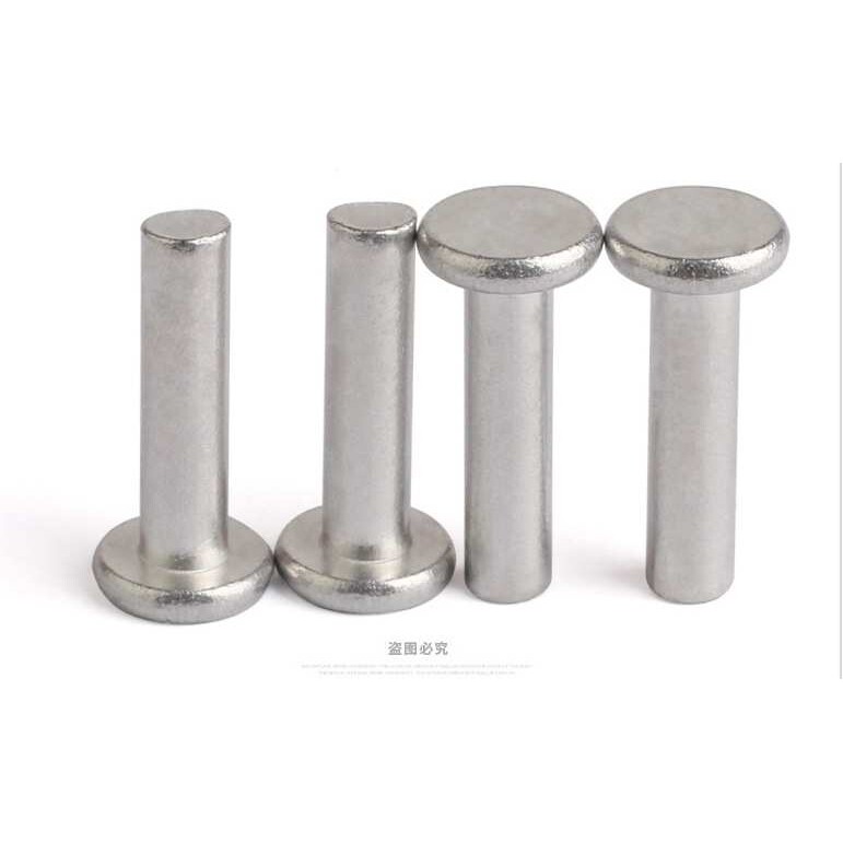 GB109平头铝铆钉 铝钉 铝实心铆钉4mm 系列【1公斤起拍】