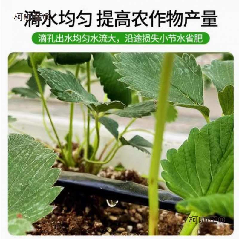新型贴片式滴灌带16mm滴管农用滴灌管2000米微喷全套设备配麦太保