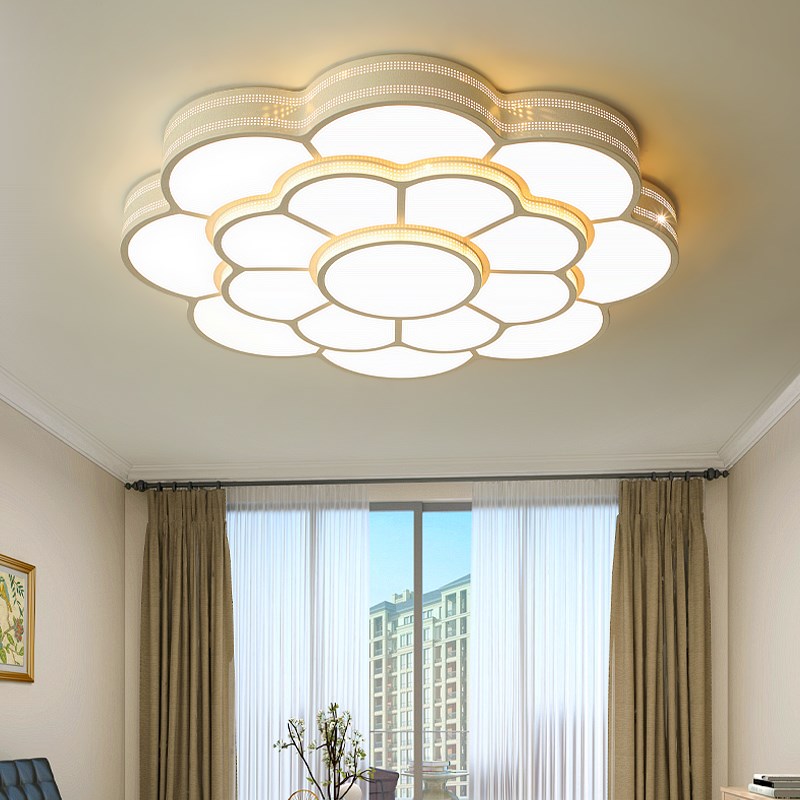 大灯客厅灯2024新款l现代简约大气led吸顶灯大厅灯圆形卧室灯主灯