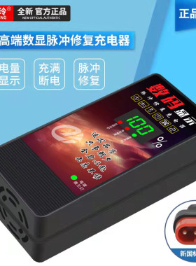 阿米尼电动车充电器原装48V智能铅酸二轮电瓶车60V电池72伏20AH安