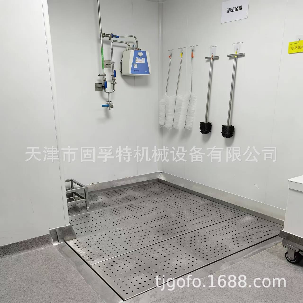 洁净区不锈钢地漏盖 304 无缝密封 防臭防虫 GMP 净化车间地漏盖