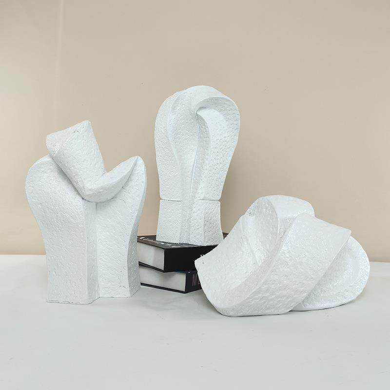 现代简约扭曲树脂摆件抽象软装样板间售楼处茶几书房客厅装饰品,收纳整理,烫衣板及配件,淘宝优惠券,粉丝福利购,淘宝优惠卷