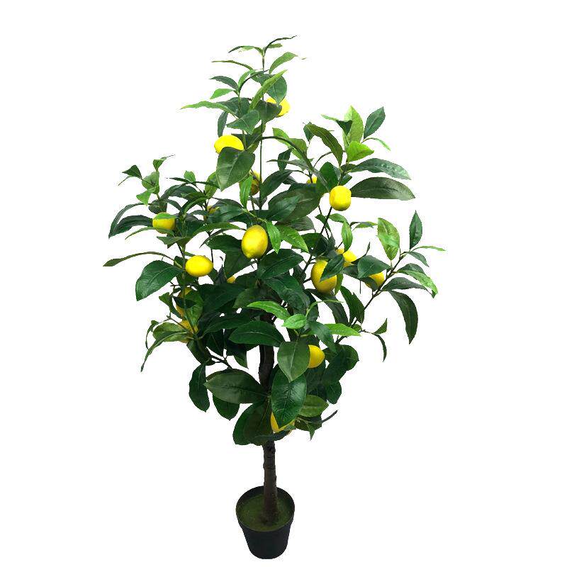 仿真水果盆栽芒果树石榴树柿子树尖辣椒柠檬室内装饰绿植造景