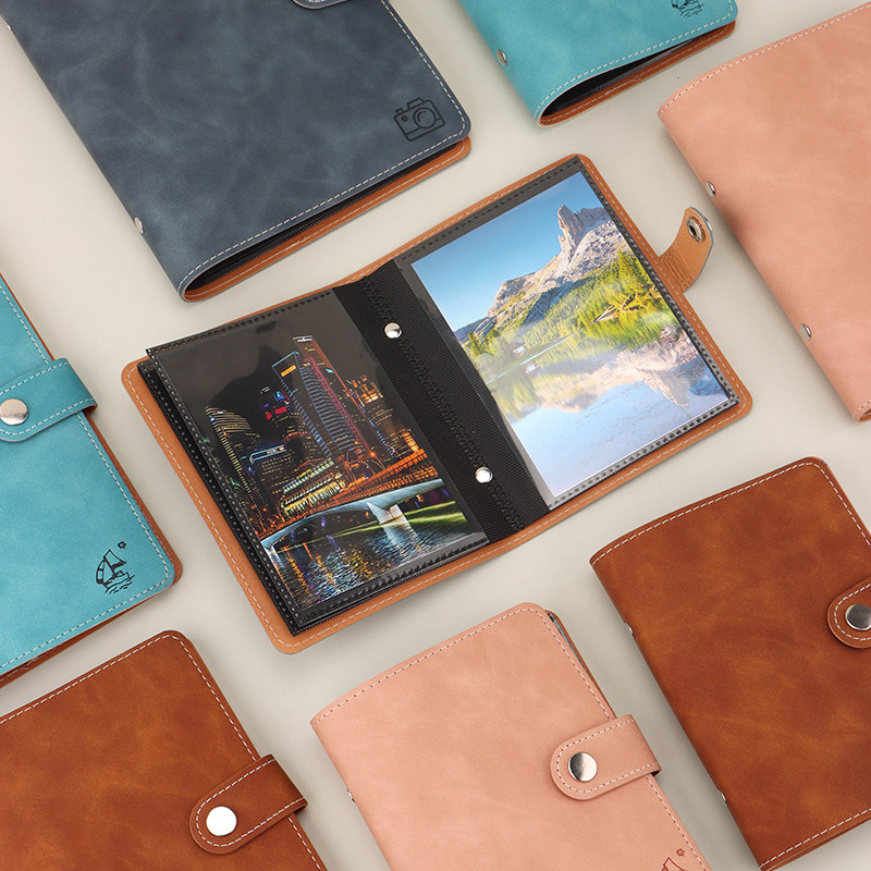 插页式黑底567简约相册20入