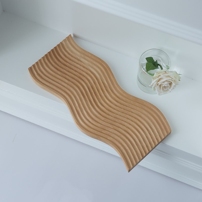 海岛风无火香薰托盘榉木实木装饰摆件ins