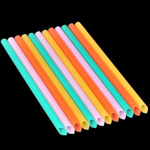 粗珍珠吸管环保独立包吸管奶茶一次性吸管 100只 散包15 19.5cm