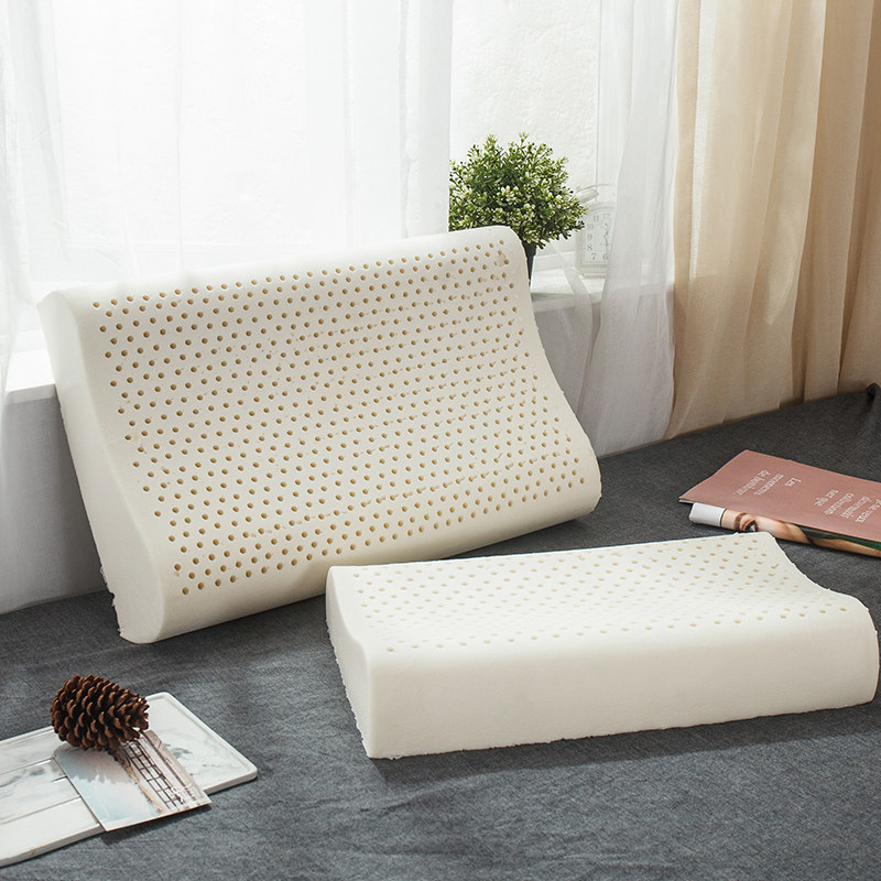 泰国天然乳胶枕头儿童护颈椎单人学生幼儿园宝宝枕芯保健助睡眠