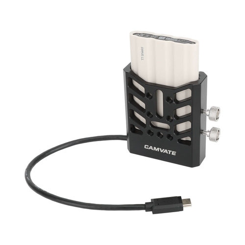 HDRIG三星Samsung T7 Shield移动固态硬盘夹配USB-C传输线3884
