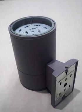 LED户外圆形单头双头壁灯外壳15W18W2*15W30W36Wled射灯外壳