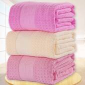 8盖6M老式 巾0被纯棉单人双午加厚全棉提花被毛F75HMJ9M巾毯床单毛