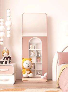 全身镜卧落地镜用简约网红ins女宿家舍室风壁挂贴WNZ墙试衣穿衣镜