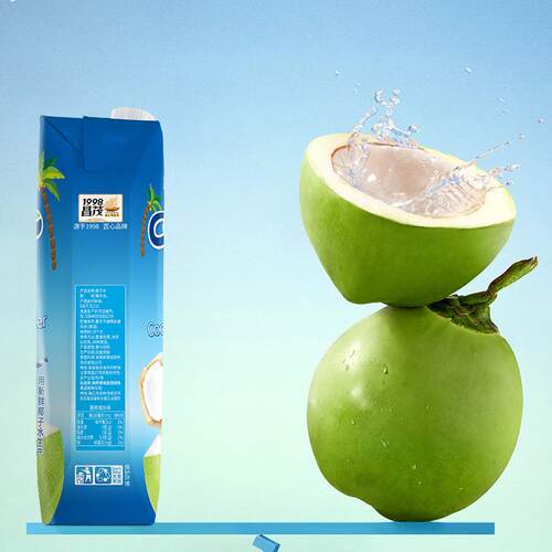 厂家直销昌茂椰子1917水/1箱1特2瓶/箱，瓶LNFC果汁补水饮料饮产