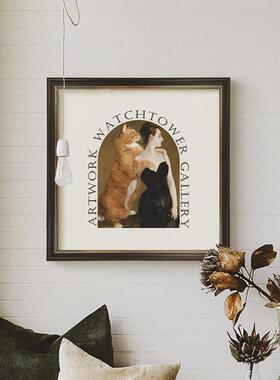 vinta美ge中术古挂法HY-92式复古装饰画式家居软装玫瑰画花小众艺