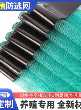 新料小龙虾养殖防逃网螃蟹泥鳅蛙甲牛鱼虾全围网10PMM0米长池价格