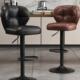 吧台吧椅背子轻奢感高脚凳其家用升降靠椅子酒椅前台收银BY 27A高