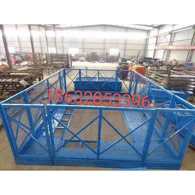 路桥梁平台安桥梁墩柱施工平台组装AOQ式全梯笼盖平台