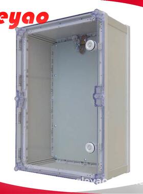监控电源检修箱 塑料配电箱透明防水箱LY-PTV-605018 600*500*180