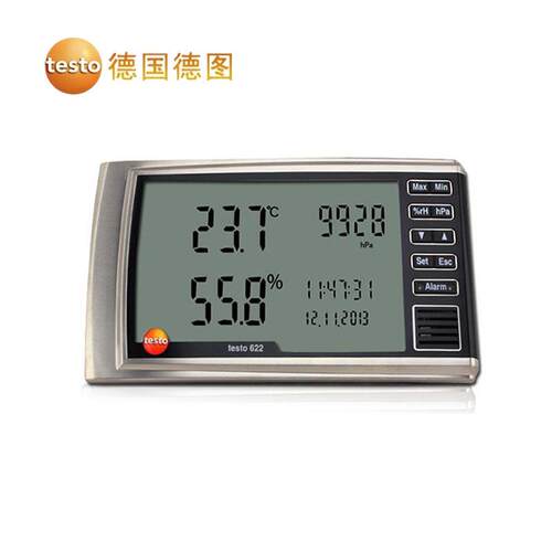 德图testo622 数字高精度 温湿度计 工业实验室温湿度 大气压力表