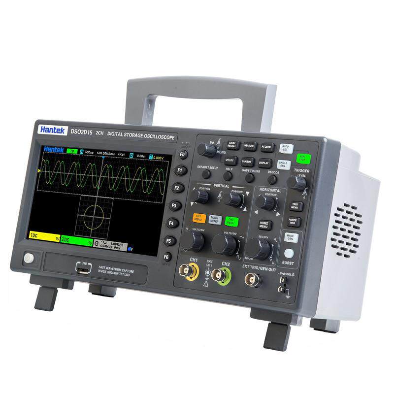 汉泰Hantek DSO2C10数字存储示波器100MHz(2CH)带信号源