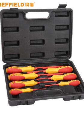 钢盾 S057002/12 7件套双色绝缘螺丝批组套12件套双色可换头