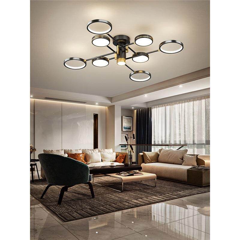客厅轻奢吸顶灯现代简约卧室灯创意个性led灯饰家用大气房间灯具