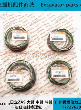 日立ZAS200/210/240/250/260大中铲斗臂油缸油封原厂修理包挖土机