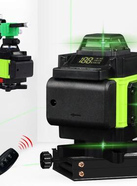 26516线数绿带光水平仪高精度蓝光显强贴墙贴地仪激光红外线光厂