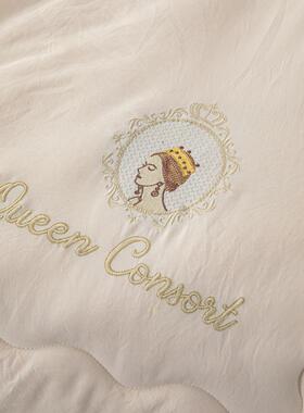 A芯婴类儿DF-20220级绣大豆被子夏被凉被四季大豆纤维冬被双人春