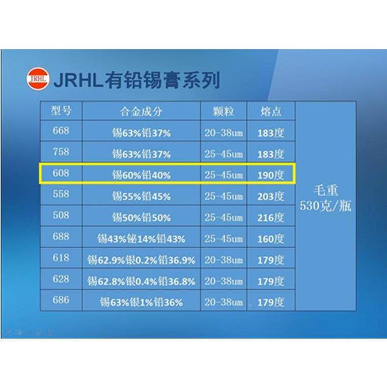 6040铅焊锡膏有Sn60铅Pb粉40锡浆中温免洗锡膏608#含锡浆3号51350