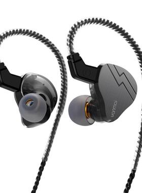 专业动动圈混合耳75265入式铁有线HIFI监听耳机2.5米长m线3.5m接