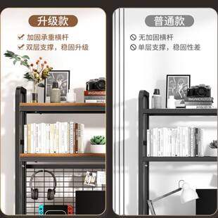 生带网格置物架桌面厂家直供多层书架电学书桌脑桌多层加纳高收铁