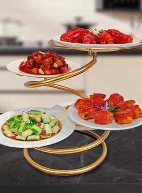 酒店冷菜凉菜架多摆盘盘BJ25002架宴层会碟菜子厨房冷盘架子架火