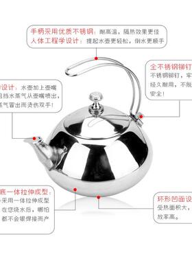 KKM钢古典电英式不锈茶壶磁炉烧水壶带茶滤网功夫茶专用1.5L