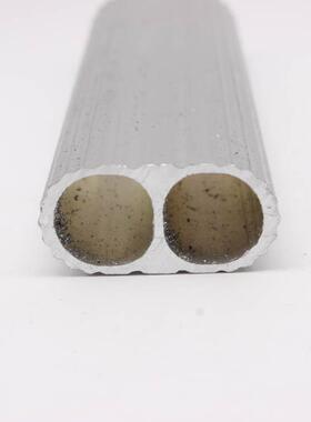 双通J-5014B挂衣杆22mm超金厚度铝合金黄色银.白柜衣通管座衣晾衣