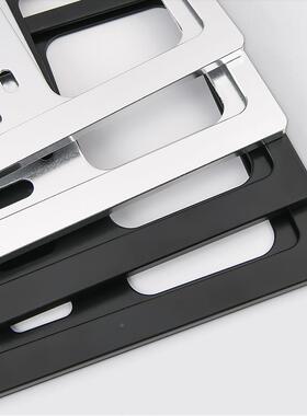 全封镁金多功能盗车防牌框合架汽车双层号78189牌架闭宽印车标牌