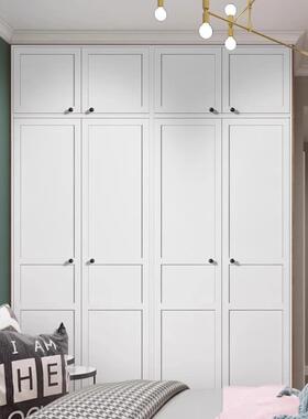 钢制衣柜家用隔卧室对门衣区多分现代简63814约收納简易金属开挂