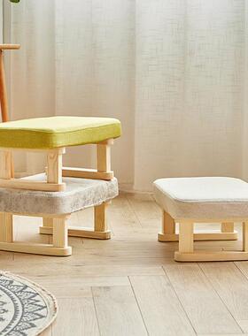 小坐凳子矮凳家用儿童板凳VYS椅子踩脚凳客厅式实木日凳方榻榻米