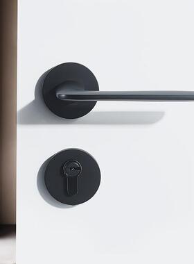 壕吸铜黄铜卧室内锁磁室内房体间FT01-01木门分门锁卫生门间门把