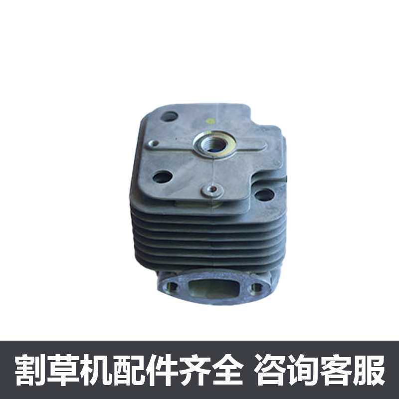 48F地钻气缸挖坑机活塞活塞环缸垫卡簧割灌机 48地钻缸头成田园林