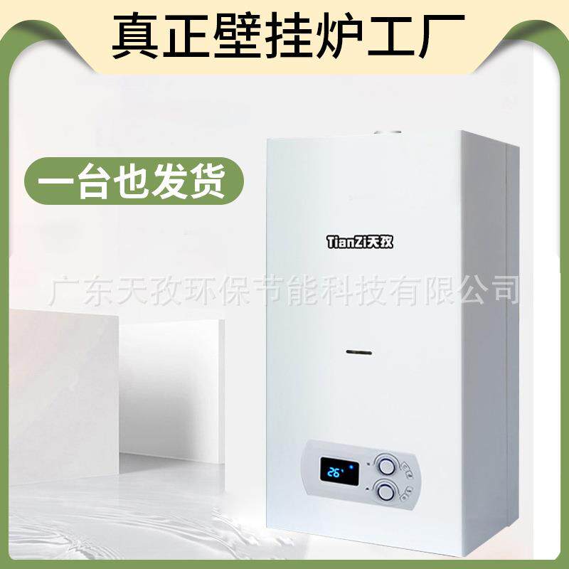 广东天燃气两壁挂炉家用采暖炉地暖洗浴小锅炉工厂天然气冷凝式