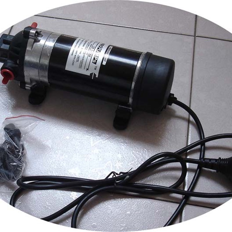 12v 220V高压隔膜泵 电动洗车泵 高压力12公斤停机管道试压泵打压