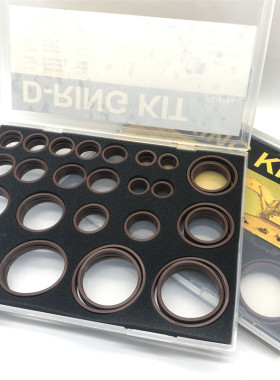 卡特挖机方型圈D圈氟胶1P3700 3709扁油封密封件管头O型圈修理盒