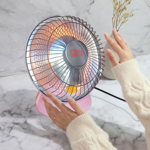 2024年新款桌面小太阳取暖器办公室桌下烤火炉节能小型8寸静音