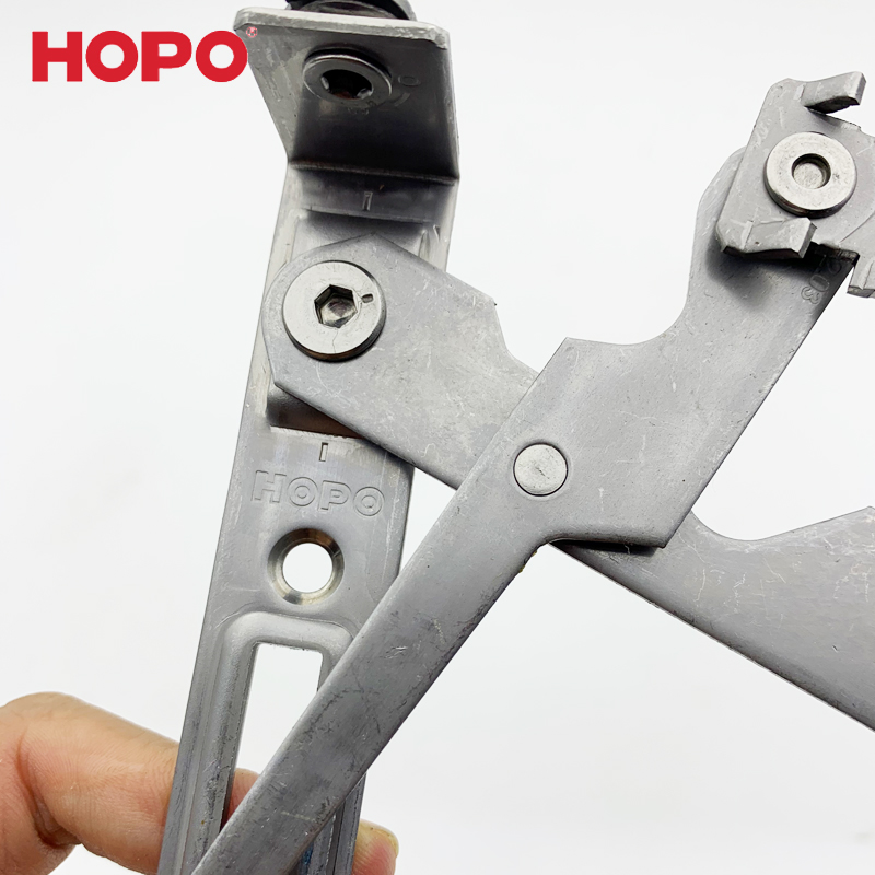 HOPO好博180度欧标槽K槽框扇平齐轻型重型铰链平开门窗隐藏合页