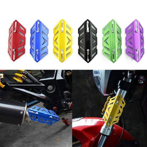 摩托车配件改装前减震装饰 排气管防烫 叉盖个性通用减震盖