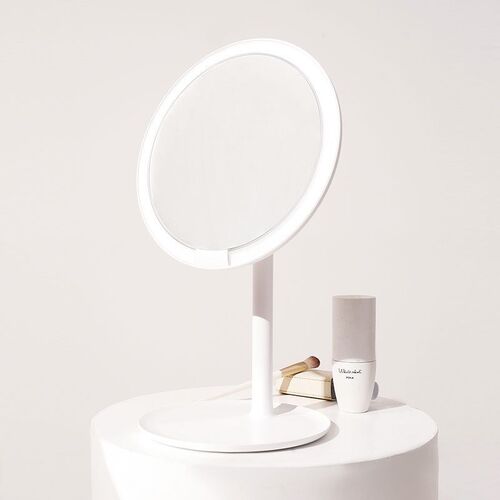 AMIRO觅光化妆镜MINI台式led带灯便携桌面网红日光镜梳妆发光镜子