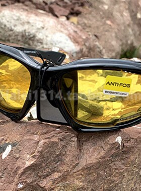 现货包邮bobster哈雷风镜黄色增光夜视护目镜印第安骑行眼镜男女